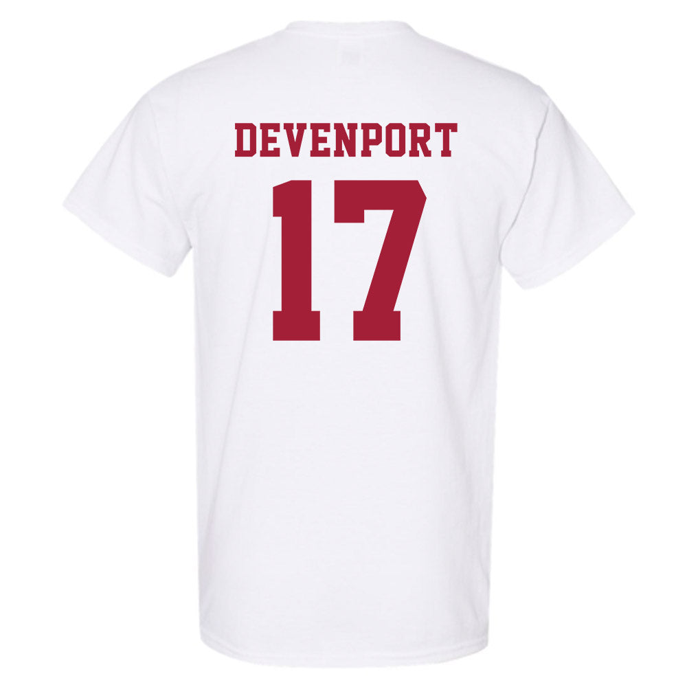 Alabama - NCAA Baseball : Logen Devenport - NCAA® Replica Shersey T-Shirt-1