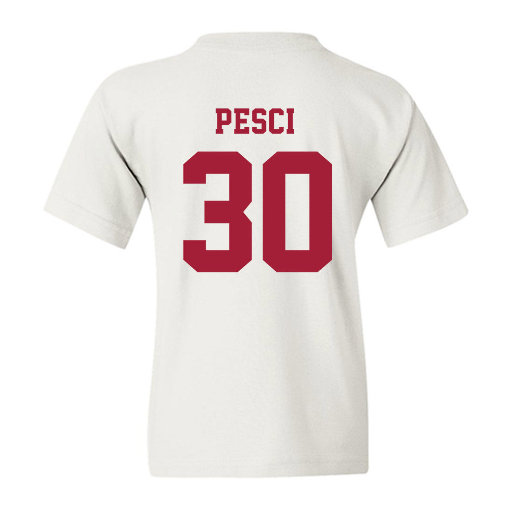 Alabama - NCAA Baseball : Anthony Pesci - NCAA® Replica Shersey Youth T-Shirt-1