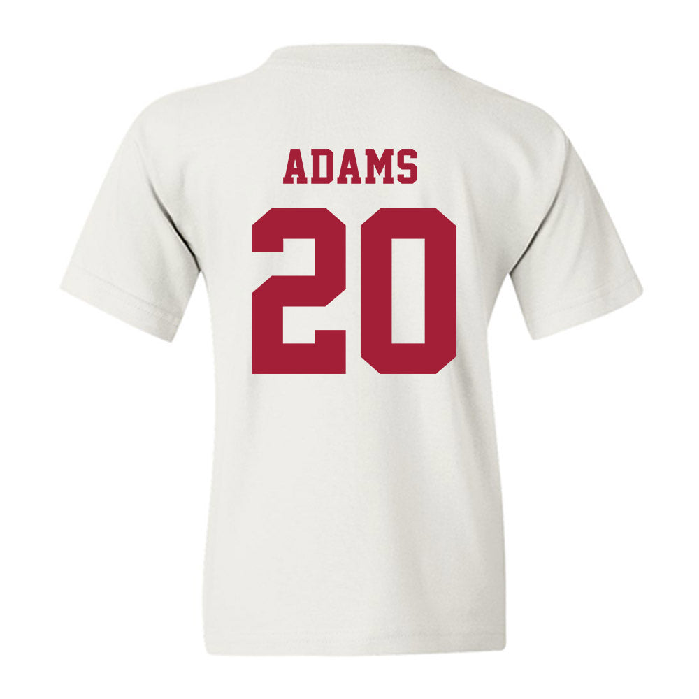 Alabama - NCAA Baseball : Zane Adams - NCAA® Replica Shersey Youth T-Shirt-1