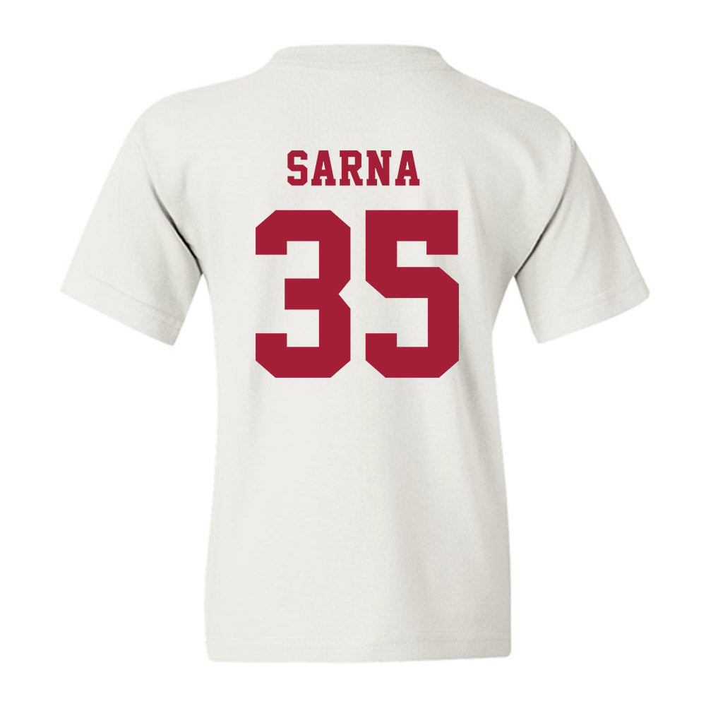 Alabama - NCAA Baseball : Owen Sarna - NCAA® Replica Shersey Youth T-Shirt-1