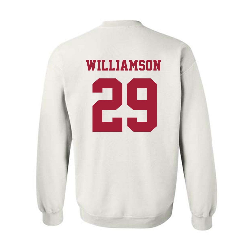 Alabama - NCAA Baseball : Jojo Williamson - NCAA® Replica Shersey Crewneck Sweatshirt-1