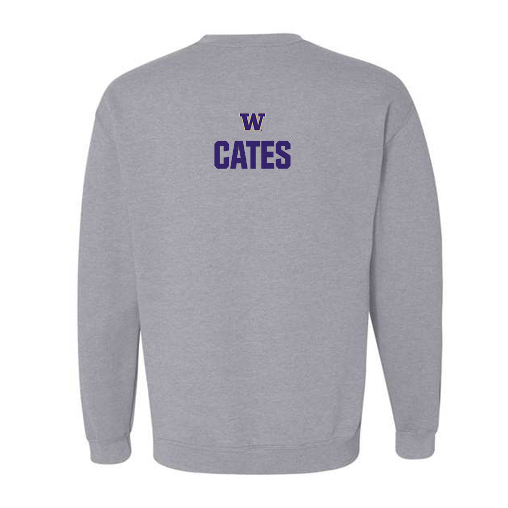 Washington - NCAA Men's Track & Field : Tomeko Cates - Classic Shersey Crewneck Sweatshirt-1