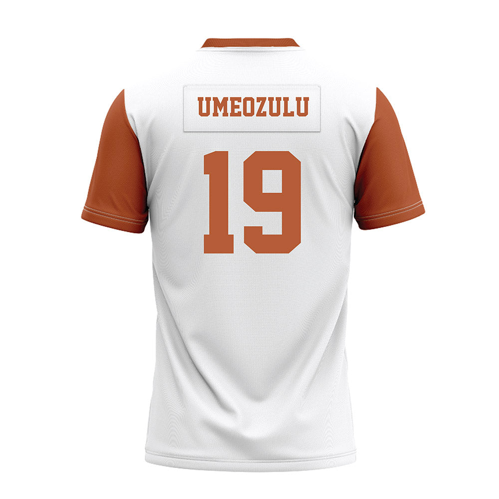 Texas - NCAA Football : Zina Umeozulu - White Premium Football Jersey-1