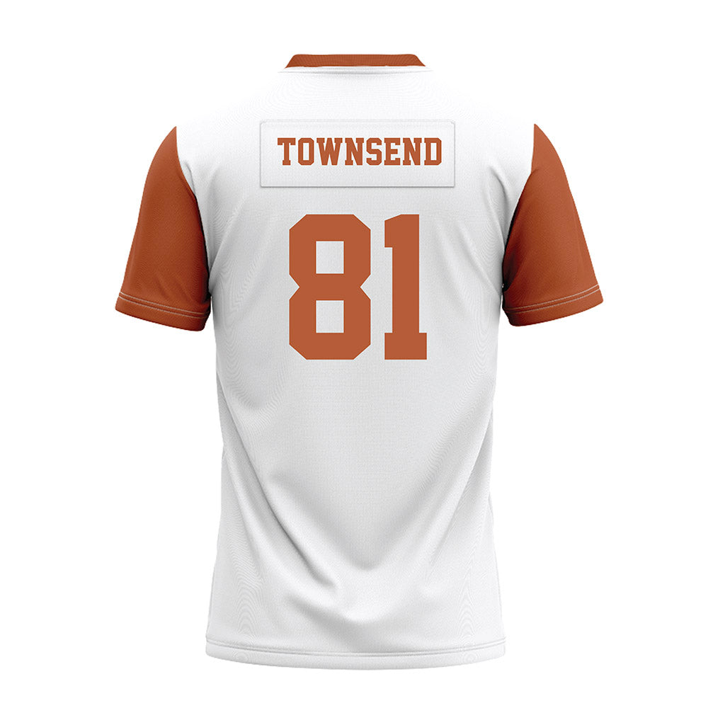 Texas - NCAA Football : Nick Townsend - White Premium Football Jersey-1