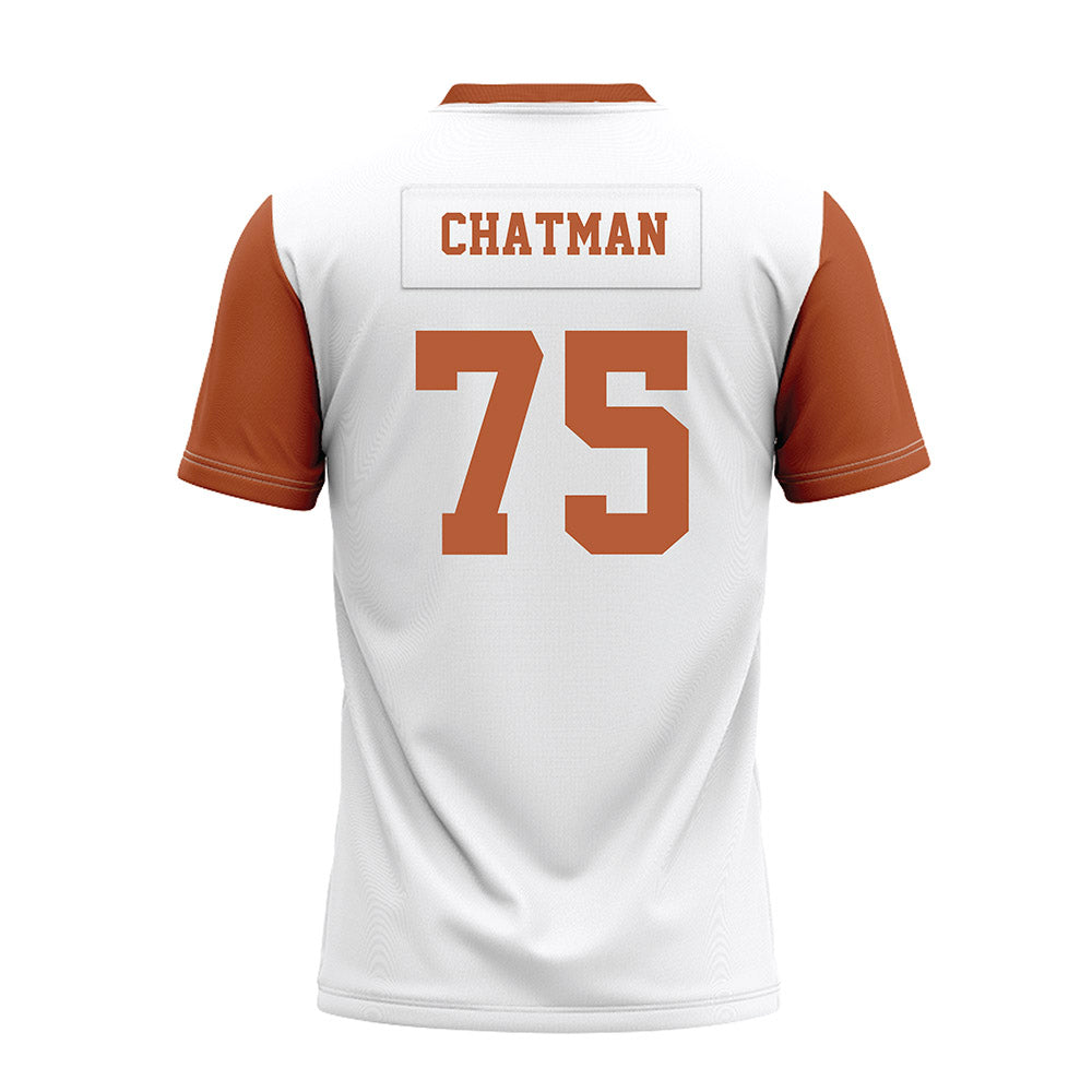 Texas - NCAA Football : Jaydon Chatman - White Premium Football Jersey-1
