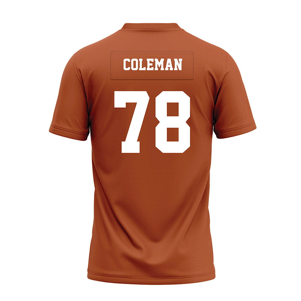Texas - NCAA Football : Jordan Coleman - Premium Football Jersey-1