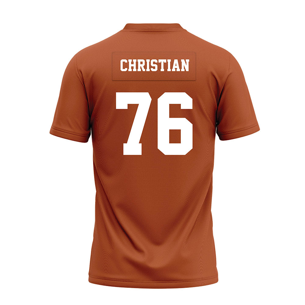 Texas - NCAA Football : Jackson Christian - Premium Football Jersey-1