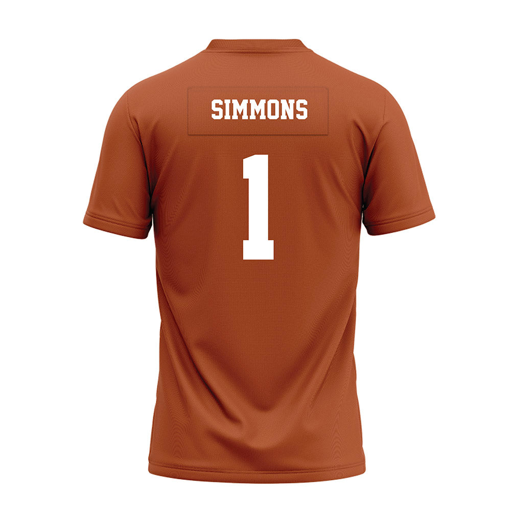 Texas - NCAA Football : Colin Simmons - Premium Football Jersey-1