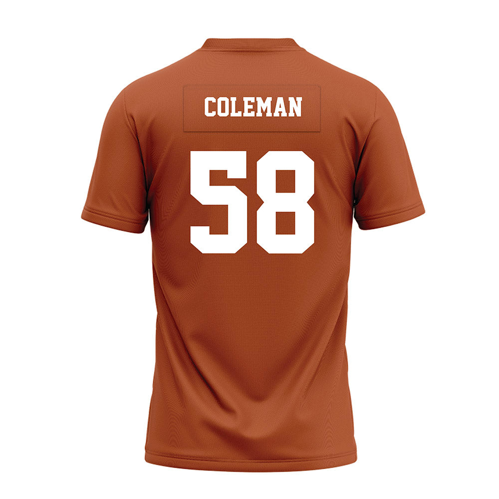 Texas - NCAA Football : Devin Coleman - Premium Football Jersey-1