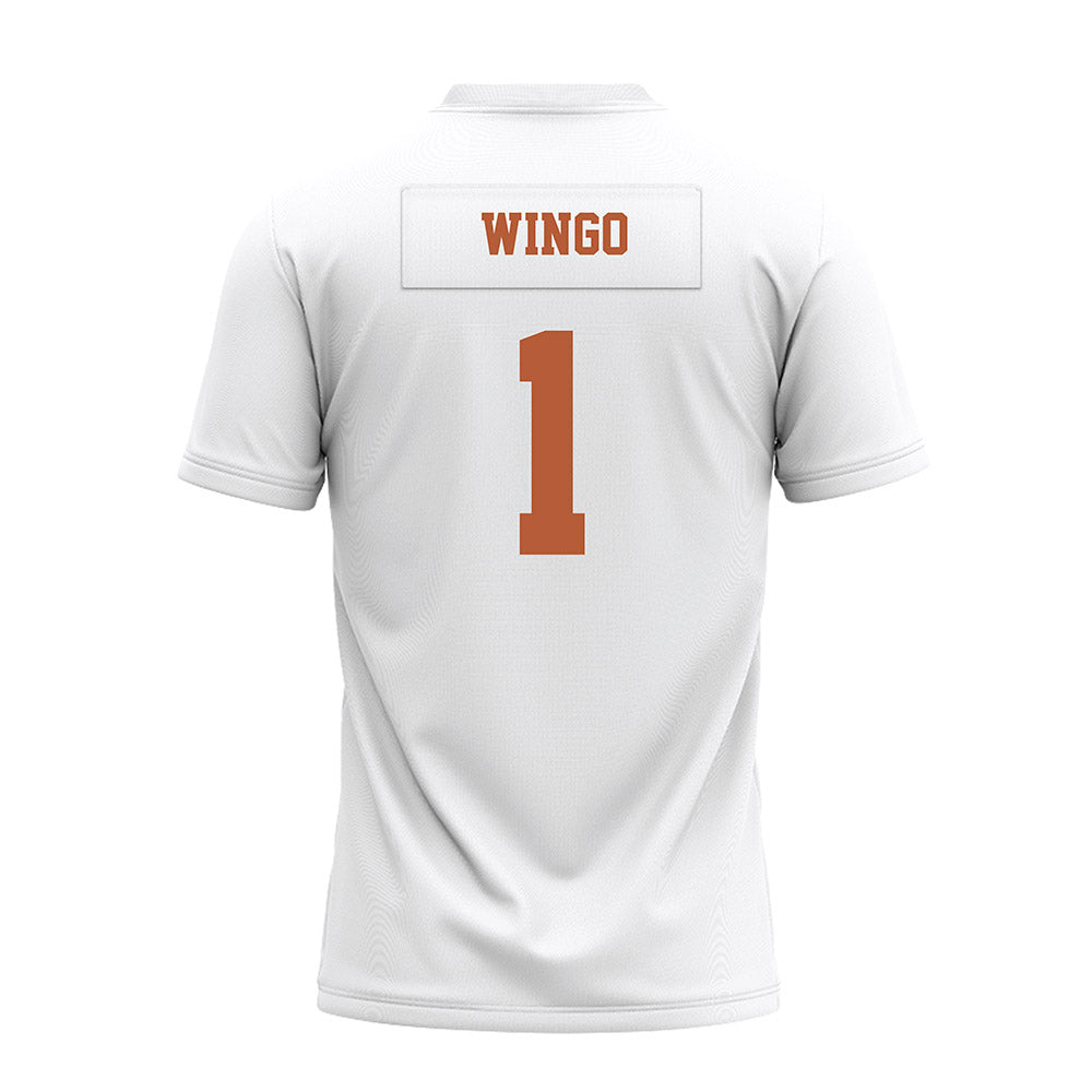 Texas - NCAA Football : Ryan Wingo - White Premium Football Jersey-1