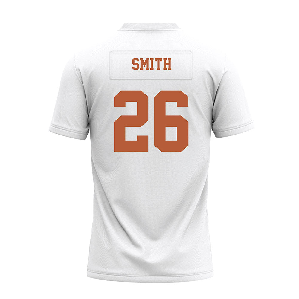 Texas - NCAA Football : TyAnthony Smith - White Premium Football Jersey-1