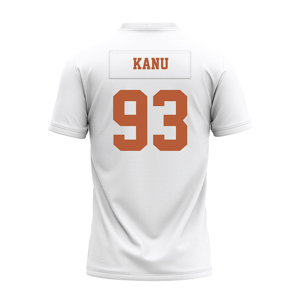 Texas - NCAA Football : Hero Kanu - White Premium Football Jersey-1