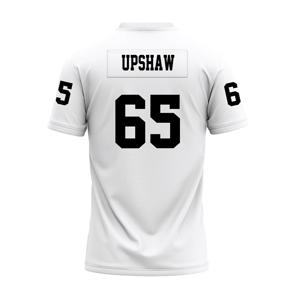 Texas Tech - NCAA Football : Danthis Upshaw - White Premium Football Jersey-1