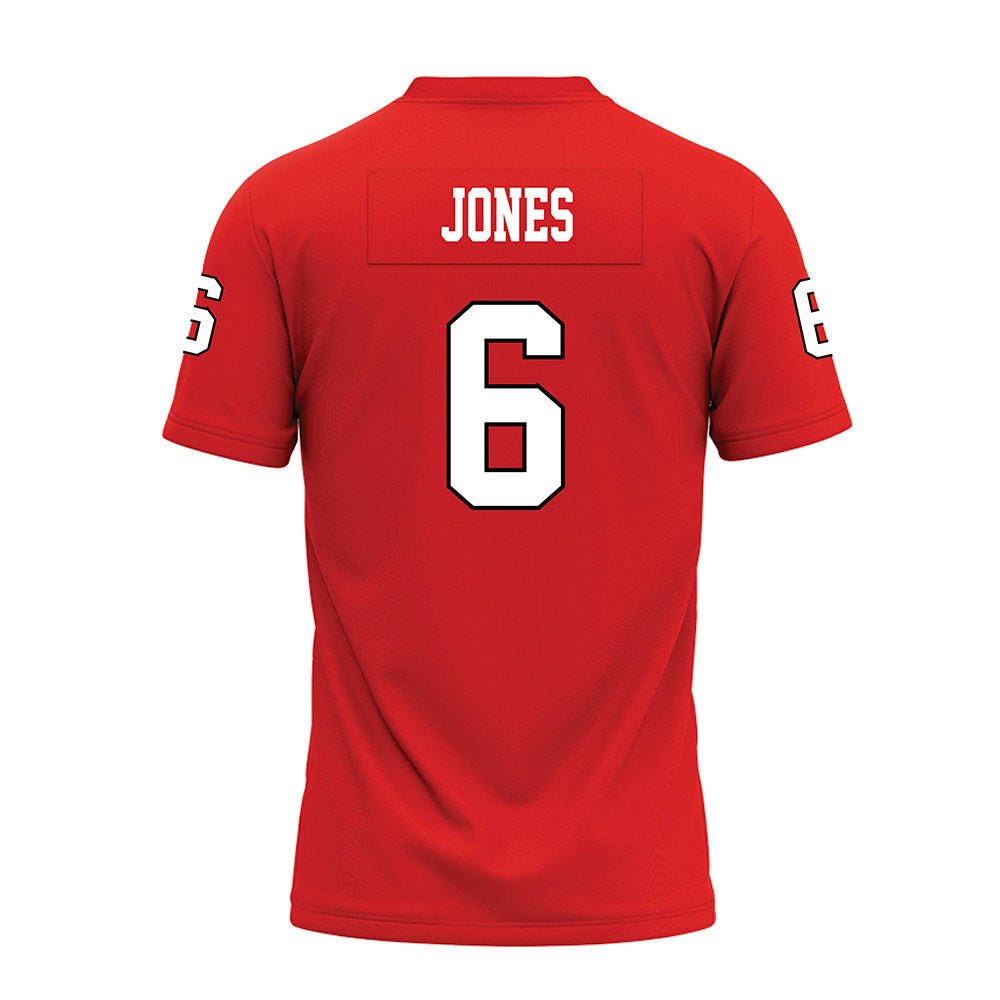 Texas Tech - NCAA Football : Jalen Jones - Red Premium Football Jersey-1