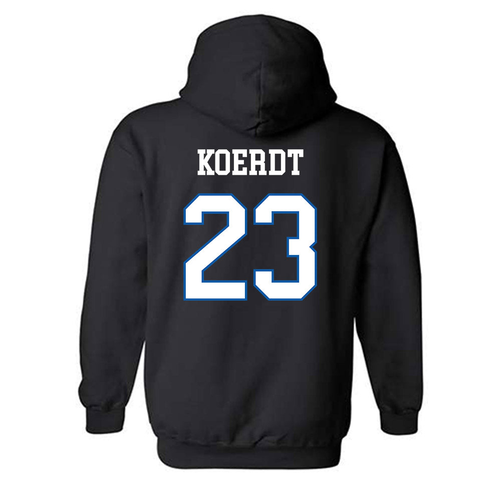 UNC Asheville - NCAA Women's Basketball : Jaidyn Koerdt - Classic Shersey Hooded Sweatshirt-1
