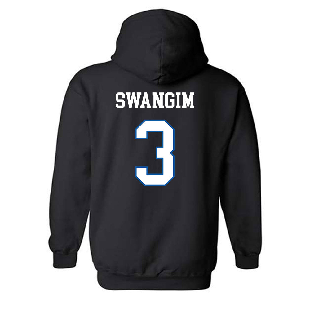 UNC Asheville - NCAA Baseball : Zeb Swangim - Classic Shersey Hooded Sweatshirt-1
