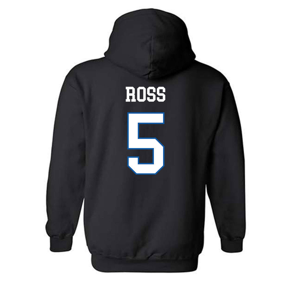 UNC Asheville - NCAA Women's Basketball : Sophia Ross - Classic Shersey Hooded Sweatshirt-1