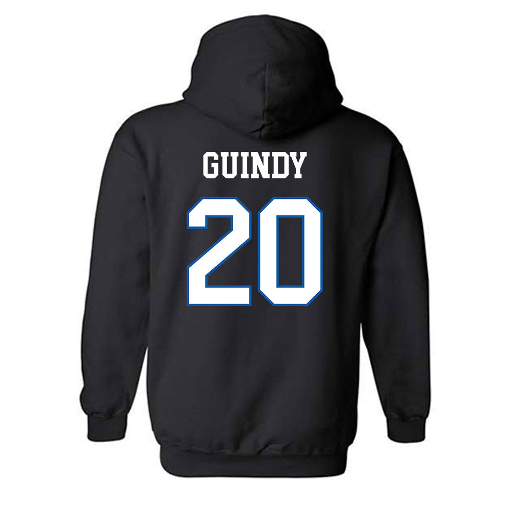 UNC Asheville - NCAA Men's Soccer : Zander Guindy - Classic Shersey Hooded Sweatshirt-1