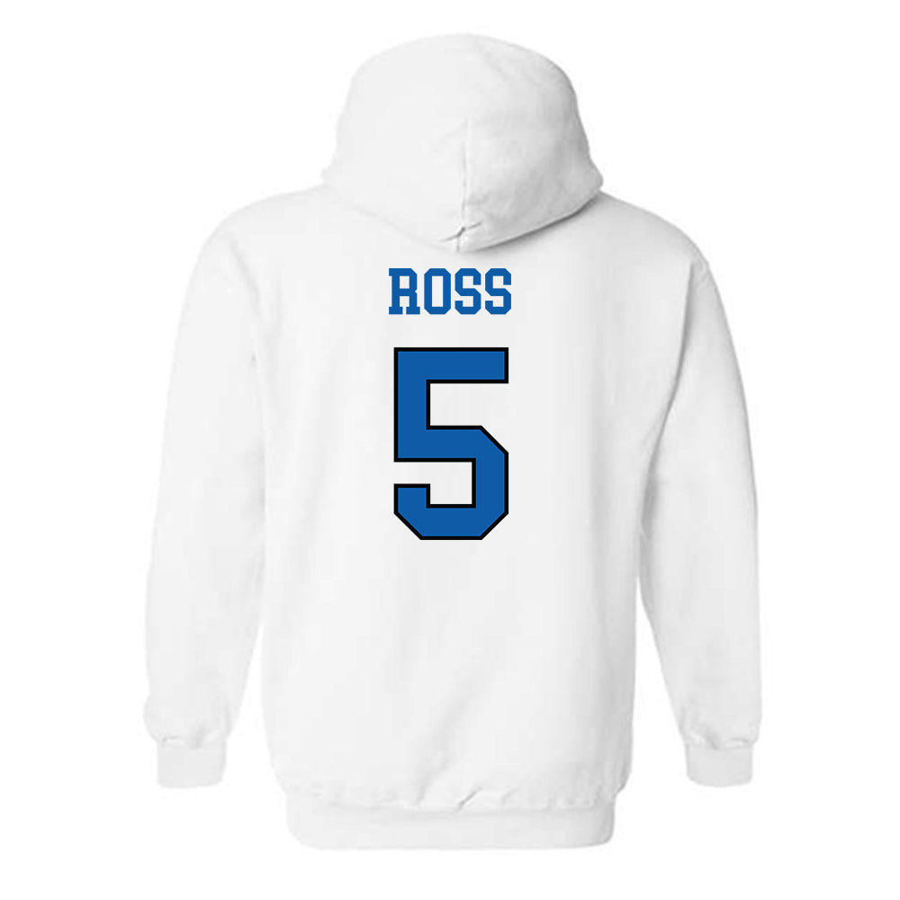 UNC Asheville - NCAA Women's Basketball : Sophia Ross - Classic Shersey Hooded Sweatshirt-1