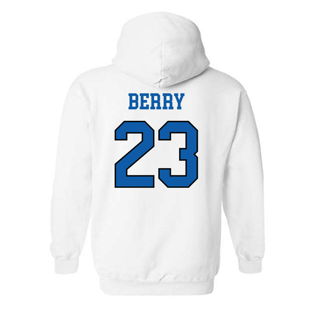 UNC Asheville - NCAA Women's Basketball : Tremiyah Berry - Classic Shersey Hooded Sweatshirt-1