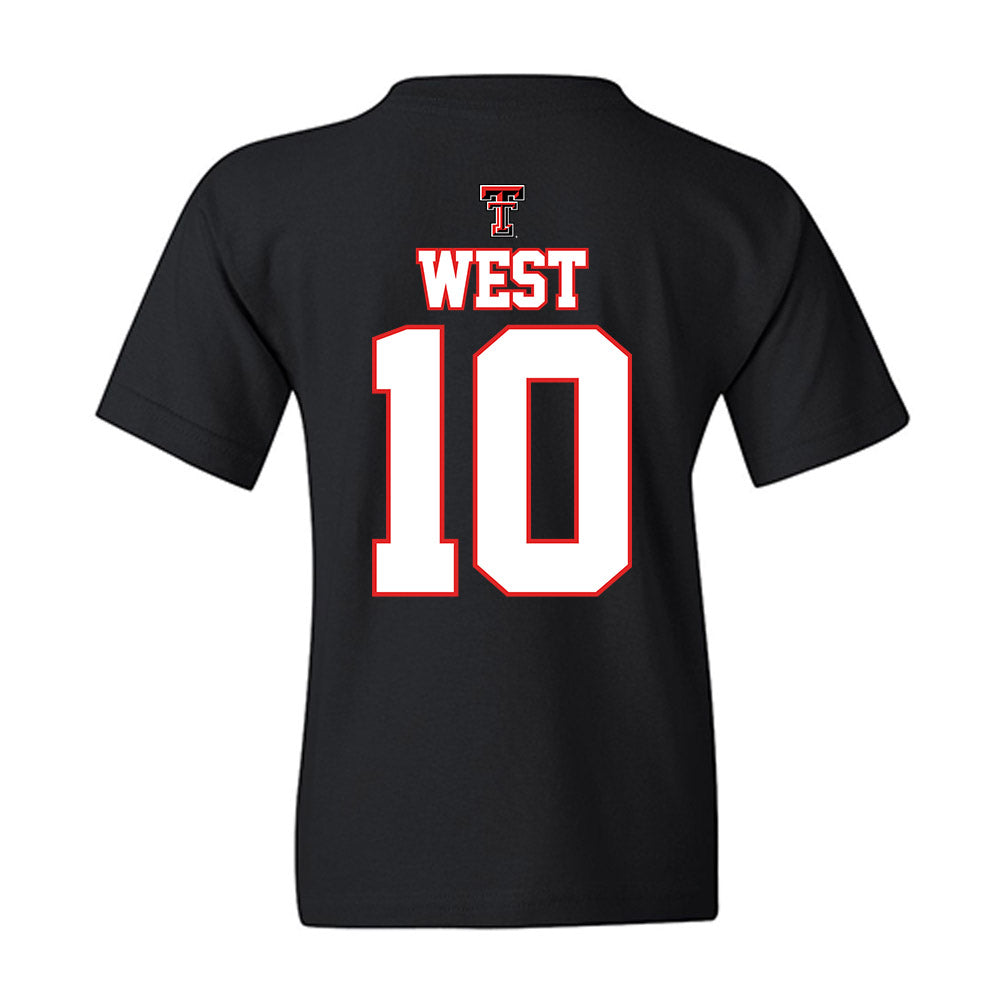 Texas Tech - NCAA Softball : Mallie West - NCAA® Classic Shersey Youth T-Shirt-1