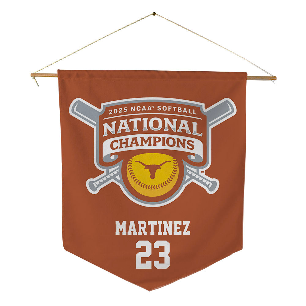 Texas - NCAA Softball : Viviana Martinez - NCAA® Pennant - 18" x 21"-0