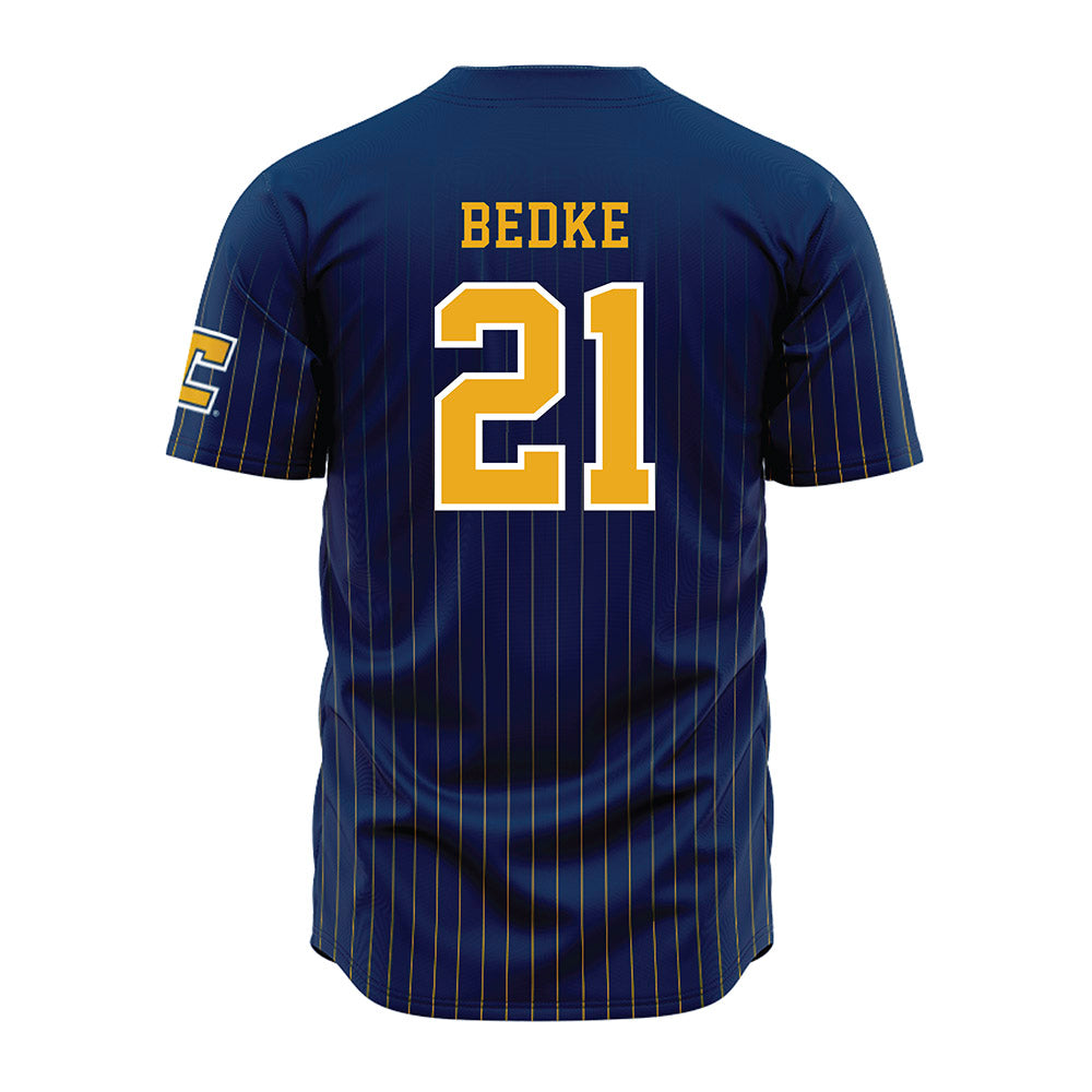 UTC - NCAA Women's Basketball : Falon Bedke - Blue Jersey-1