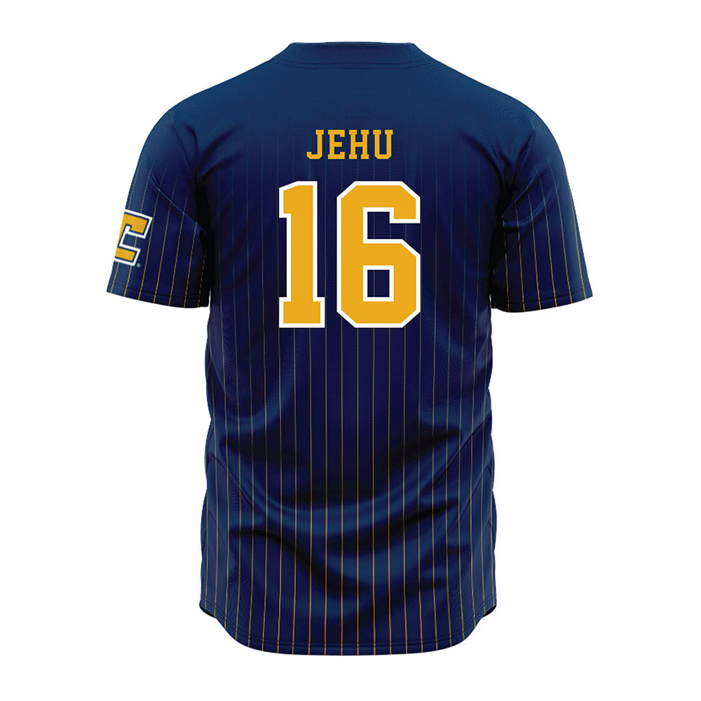 UTC - NCAA Football : Heath Jehu - Blue Jersey-1