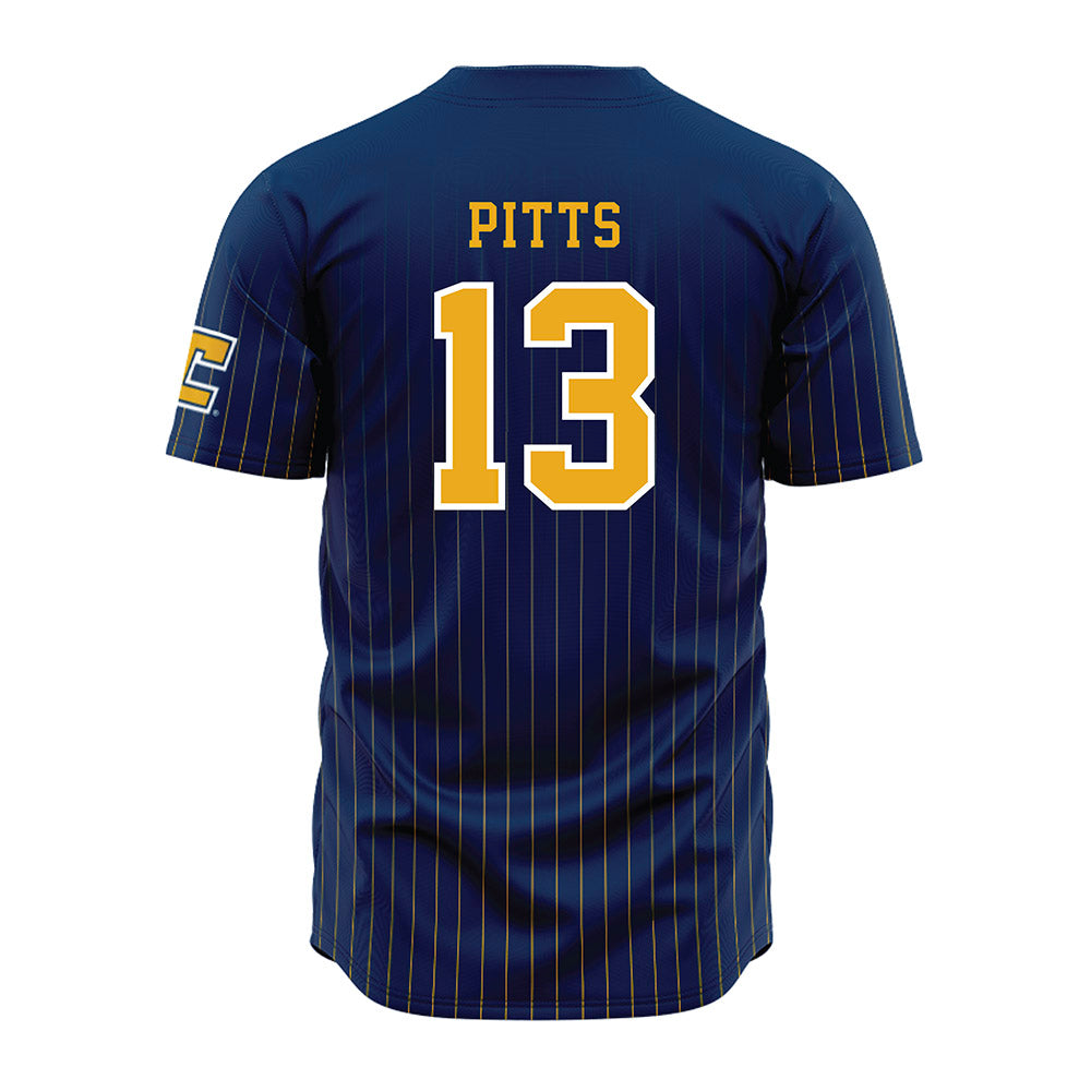 UTC - NCAA Softball : Baileigh Pitts - Blue Jersey-1