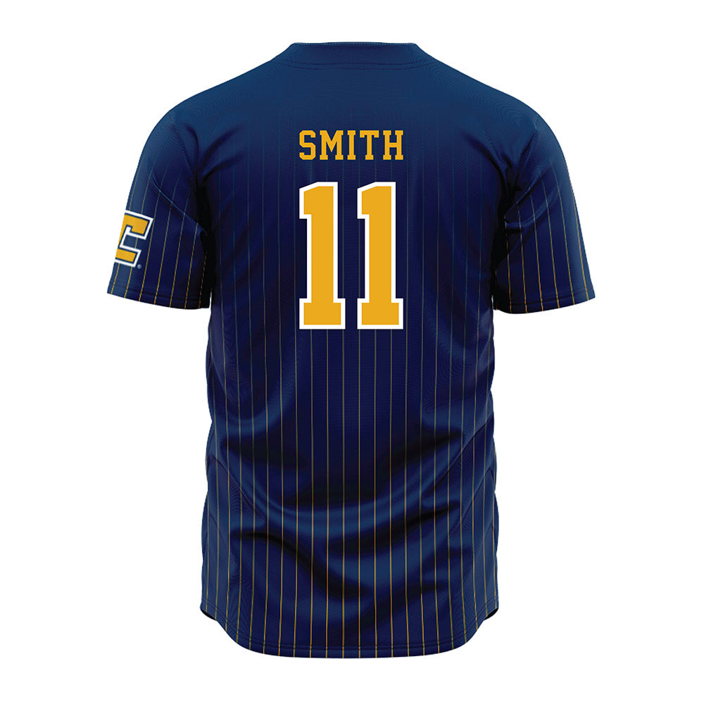 UTC - NCAA Men's Basketball : Billy Smith - Blue Jersey-1