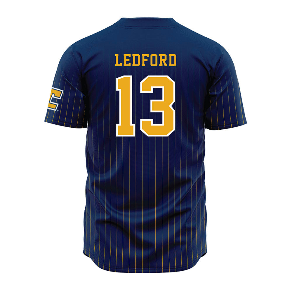 UTC - NCAA Women's Basketball : Lydia Ledford - Blue Jersey-1