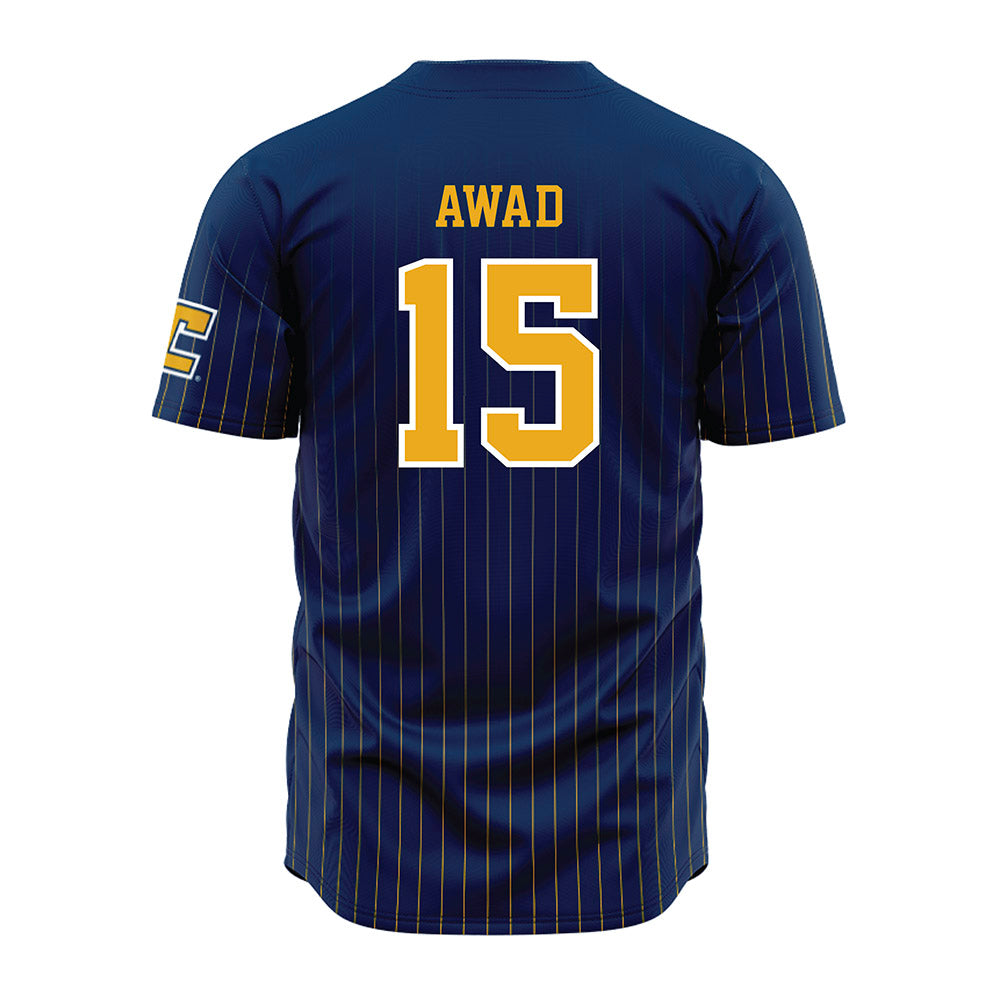 UTC - NCAA Football : Parker Awad - Blue Jersey-1