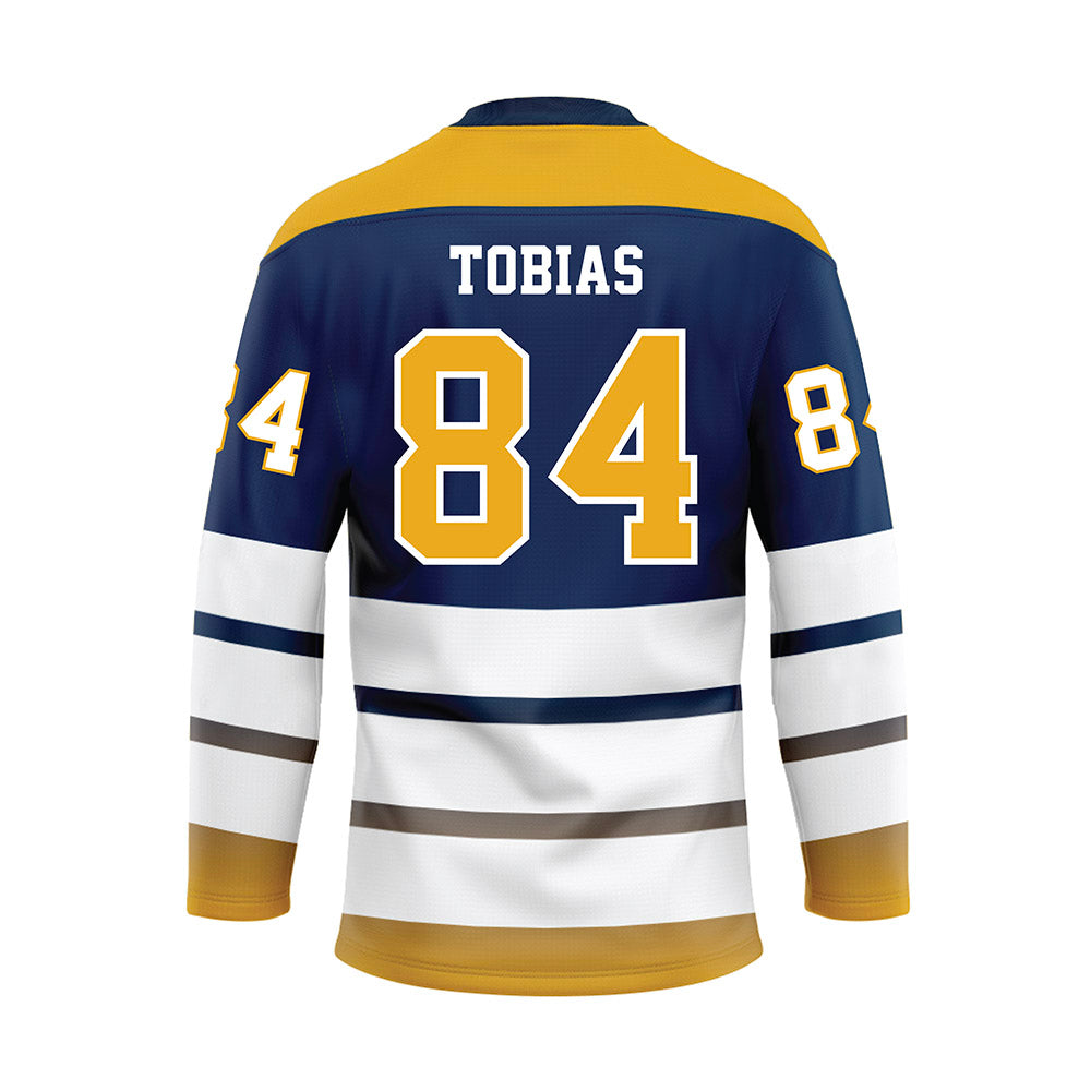 UTC - NCAA Football : Hayne Tobias - Blue Hockey Jersey-1