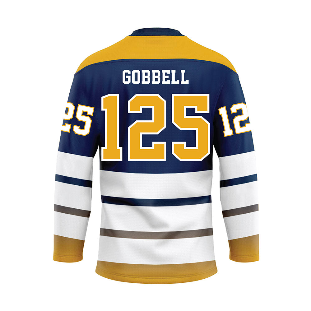 UTC - NCAA Wrestling : Brody Gobbell - Blue Hockey Jersey-1