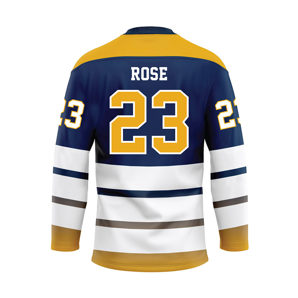 UTC - NCAA Women's Volleyball : Gracie Rose - Blue Hockey Jersey-1
