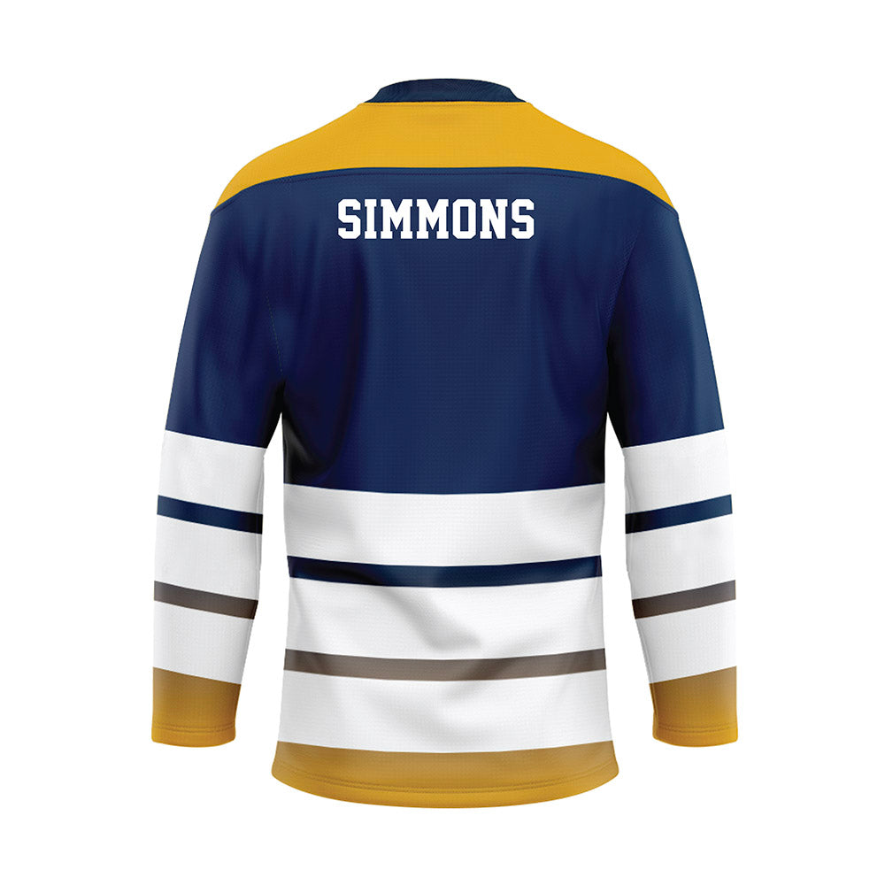 UTC - NCAA Women's Track & Field : Ryleigh Simmons - Blue Hockey Jersey-1