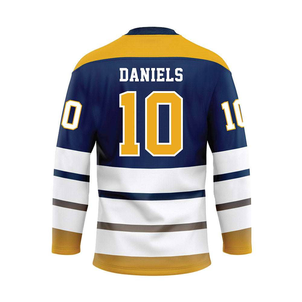 UTC - NCAA Football : Orlando Daniels - Blue Hockey Jersey-1