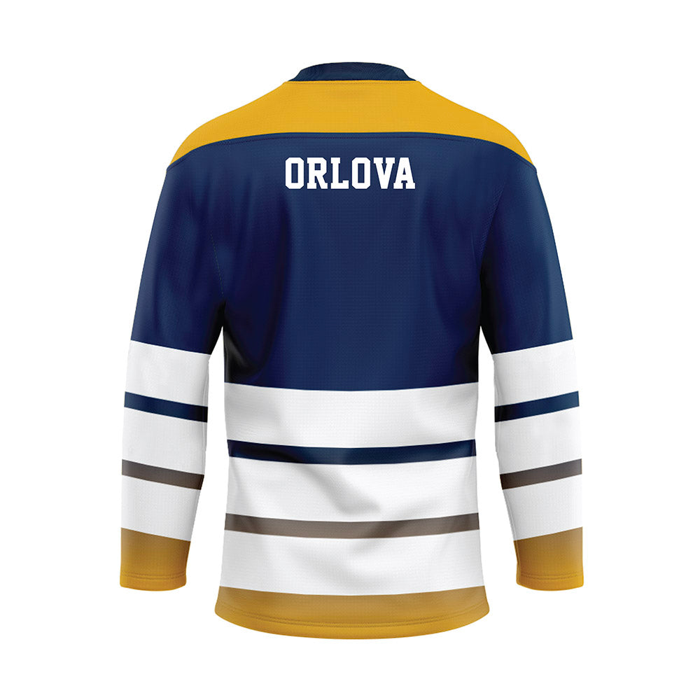 UTC - NCAA Women's Tennis : Madlen Orlova - Blue Hockey Jersey-1