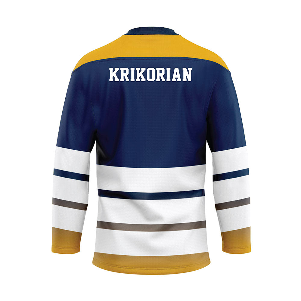 UTC - NCAA Women's Tennis : Joelle Krikorian - Blue Hockey Jersey-1