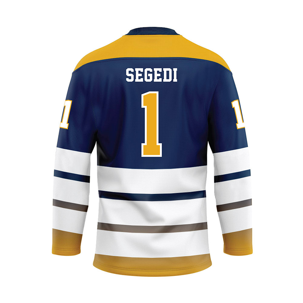 UTC - NCAA Softball : Annika Segedi - Blue Hockey Jersey-1