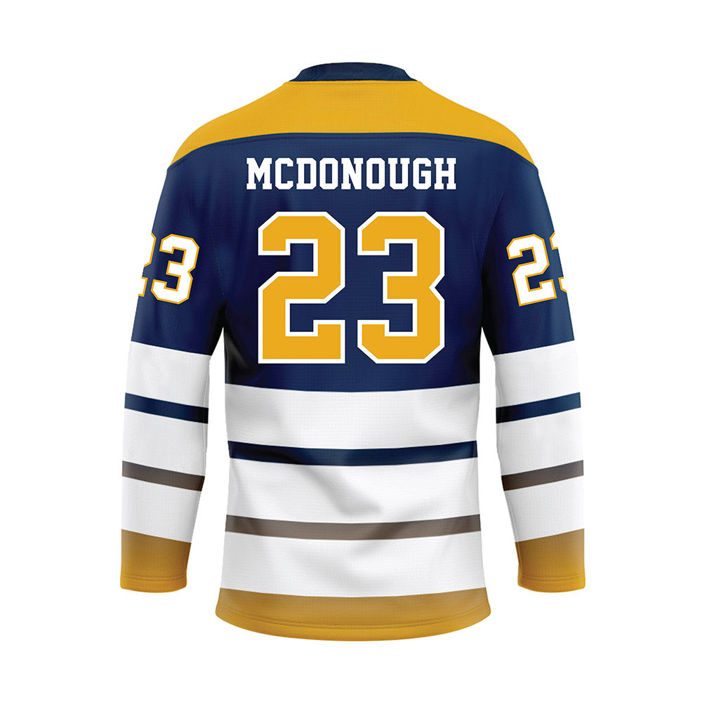 UTC - NCAA Women's Soccer : Ellie McDonough - Blue Hockey Jersey-1