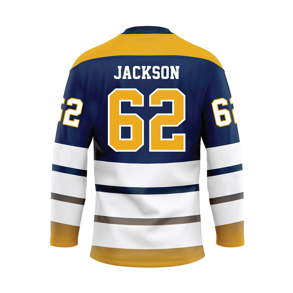 UTC - NCAA Football : Tracy Jackson - Blue Hockey Jersey-1