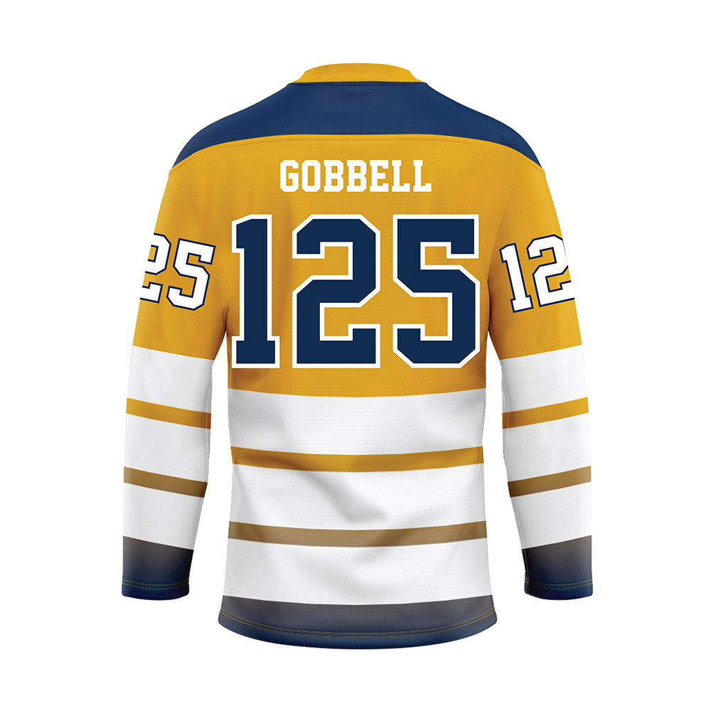 UTC - NCAA Wrestling : Brody Gobbell - Gold Hockey Jersey-1