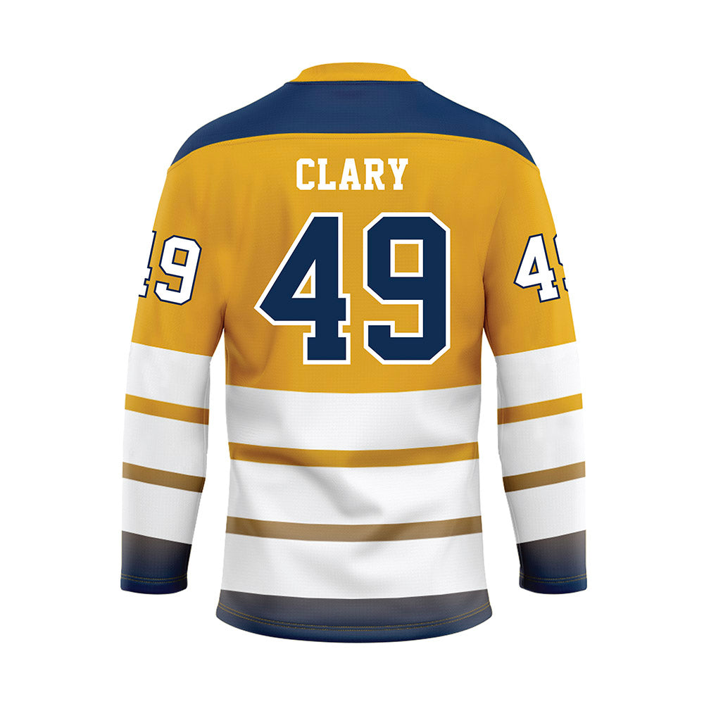 UTC - NCAA Football : Gunnar Clary - Gold Hockey Jersey-1