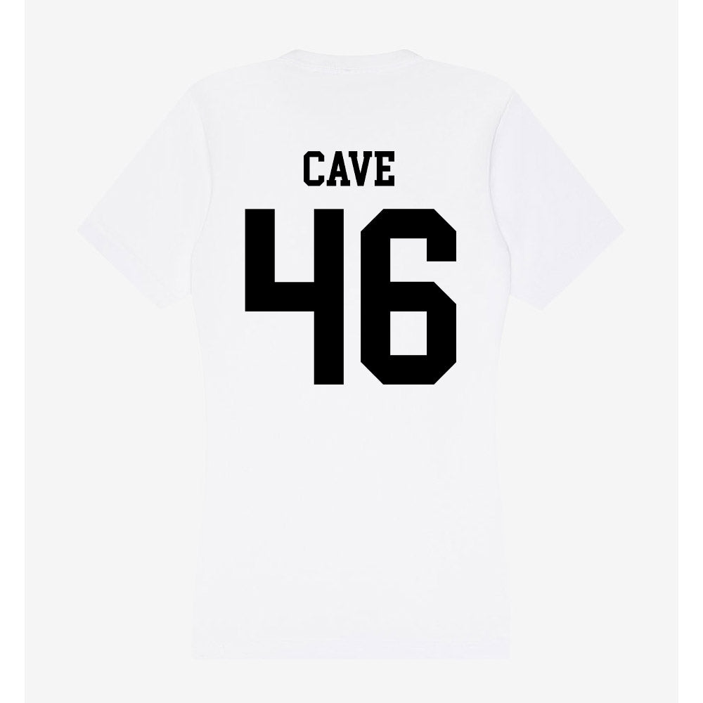 Alabama State - NCAA Football : Bravis Cave - Classic Shersey Women's V-Neck T-Shirt-1