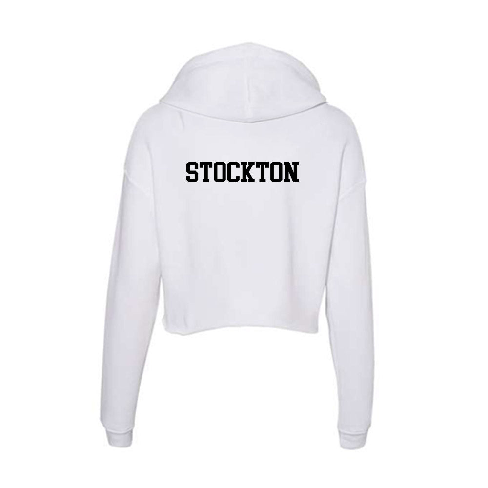 Alabama State - NCAA Men's Track & Field : Seth Stockton - Classic Shersey Women's Crop Fleece Hoodie-1