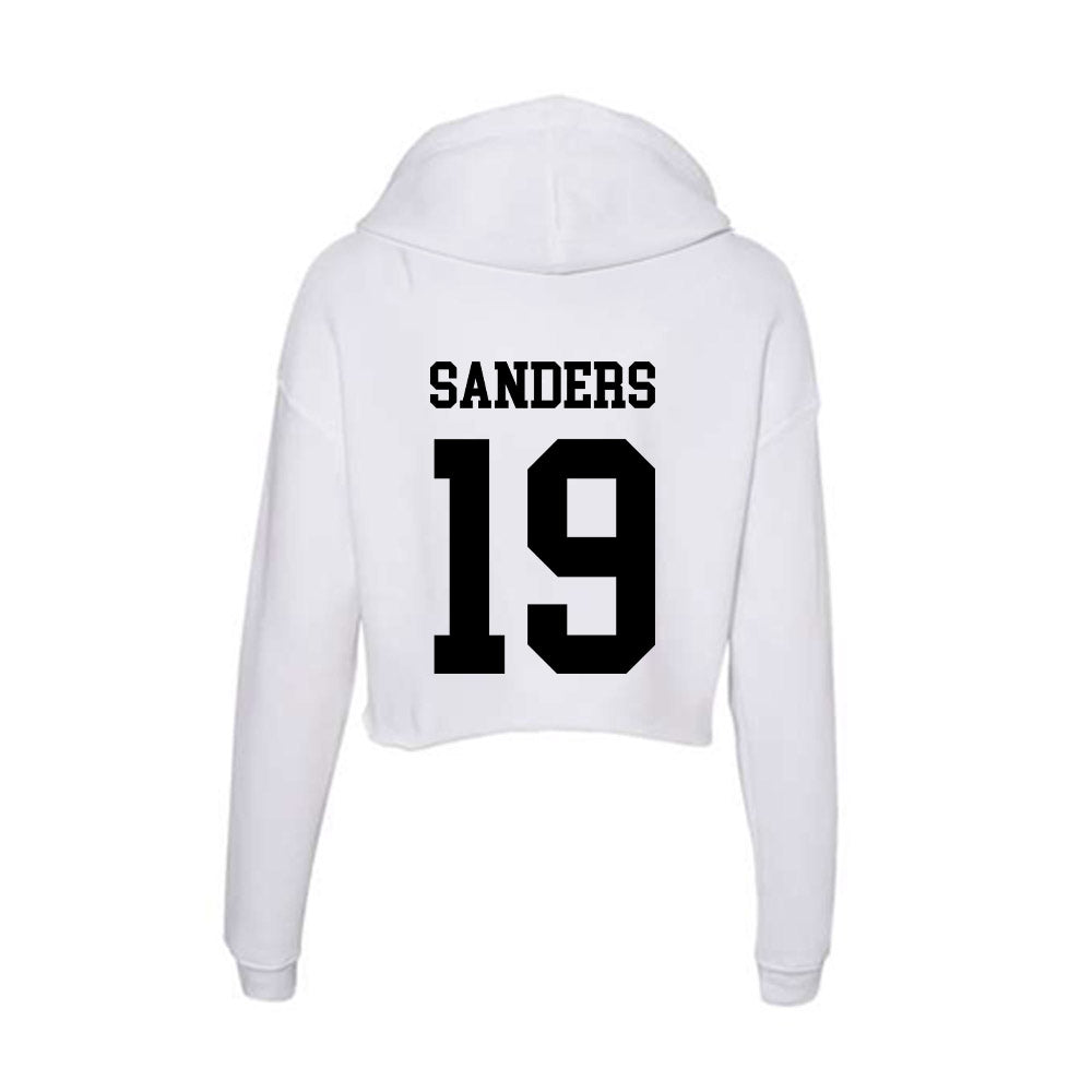 Alabama State - NCAA Baseball : Caleb Sanders - Classic Shersey Women's Crop Fleece Hoodie-1