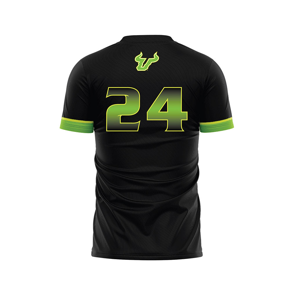 USF - NCAA Men's Soccer : Nicolas Pietrantonio - Black Soccer Jersey-1