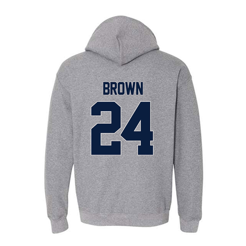 Penn State - NCAA Men's Soccer : Beckham Brown - Sports Shersey Hooded Sweatshirt-1