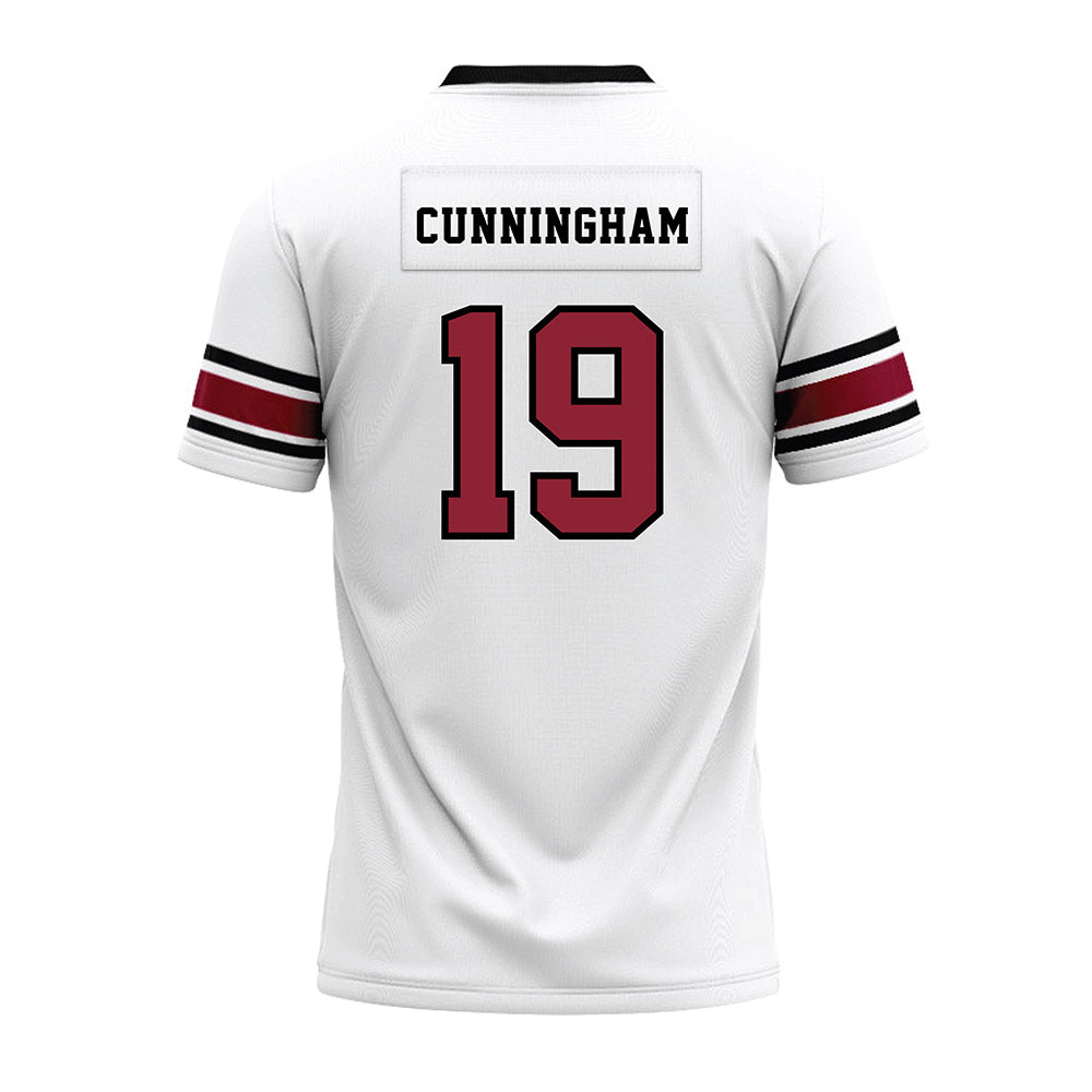 South Carolina - NCAA Football : Brandon Cunningham - White Premium Football Jersey-1